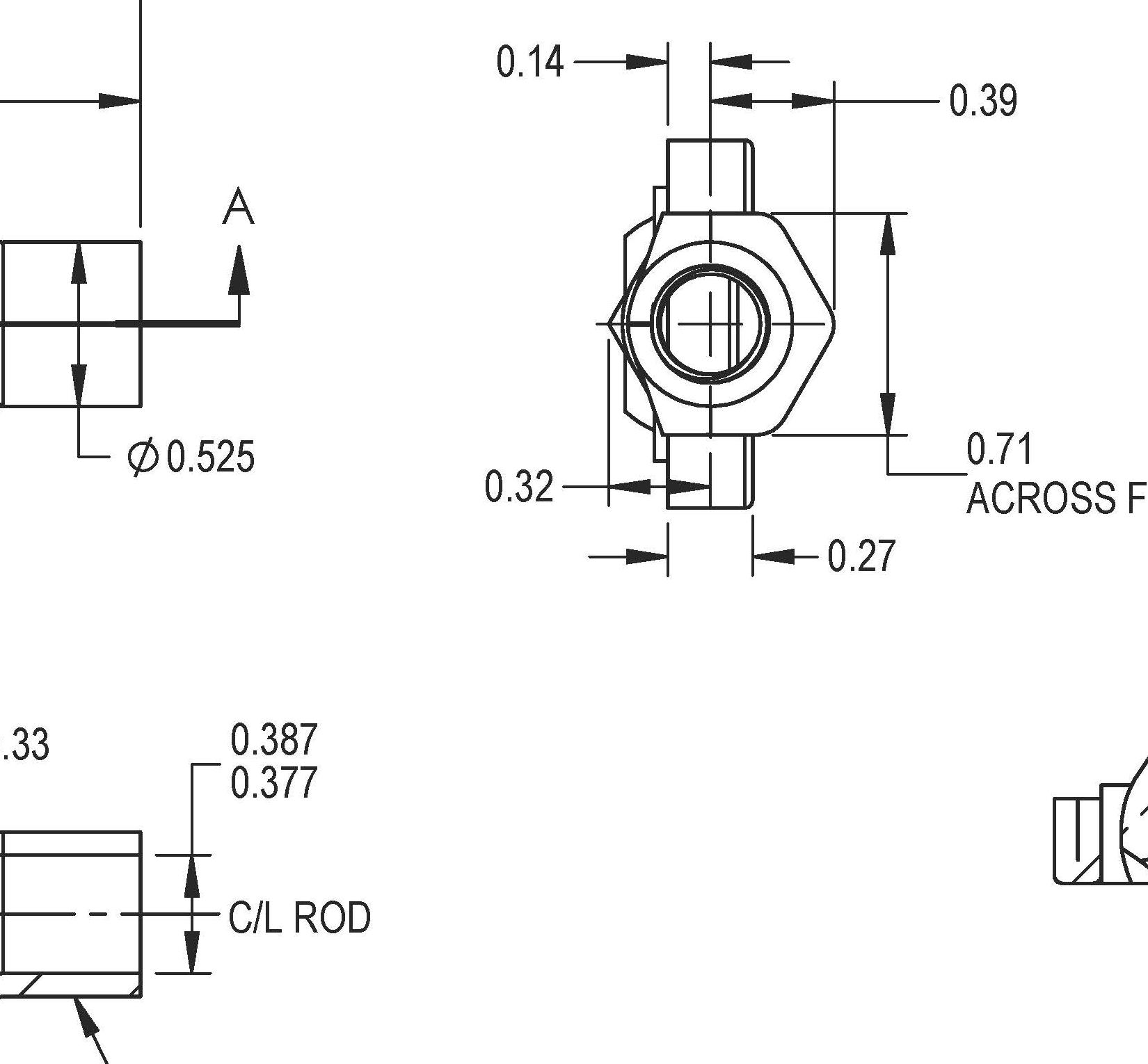 Steel Spherical Rod End Bearing Heim Joint - 3/8-24"