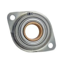Sintered Bronze with Stamped Steel Ball 2 Bolt Flange Bearing