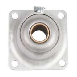 Sintered Bronze with Stamped Steel Ball 4 Bolt Flange Bearing