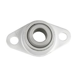 Sintered Iron 2 Bolt Flange Bearing with Ring