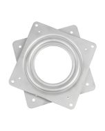 Steel Square Lazy Susan Turntable Bearing, 20 Gauge  - 4"