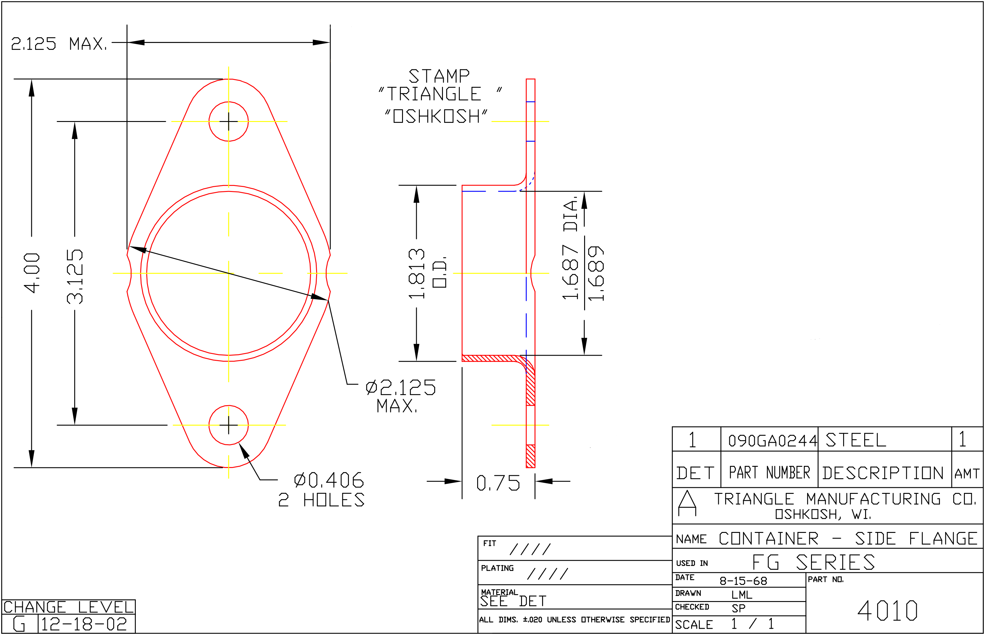 Sintered Bronze Spherical Bearing with Ring, 22 Gauge  -   5/16